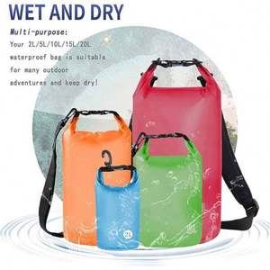 Sac à dos étanche personnalisé avec logo imprimé, 500D, léger, en PVC et polyester, pour activités de plein air, camping et randonnée, portable - Product Image 6