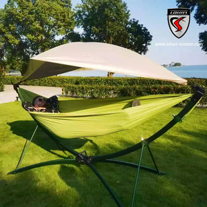 <span class=keywords><strong>Hamac</strong></span> pliable sans arbre avec support, <span class=keywords><strong>hamac</strong></span> d'extérieur robuste pour 2 à 3 personnes - Product Image 2