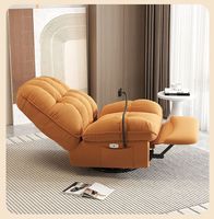 Fauteuil de massage électrique multifonctionnel haut de gamme, inclinable et pivotant, pour salon