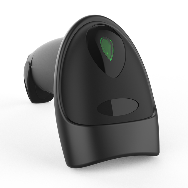 2.4G Blue tooth Wireless 2D Barcode Scanner with Charging Base Fast 45cm/s QR Reader Auto-Sensing Mode for Global POS Systems