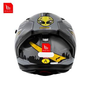 Casque de moto intégral unisexe toutes saisons style MT espagnol avec fermeture rapide pour couples et motards - Product Image 5