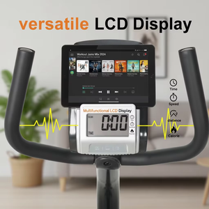 <span class=keywords><strong>Bicicleta</strong></span> Estática Reclinada Magnética de Alta Calidad, Portátil, Resistente, <span class=keywords><strong>con</strong></span> <span class=keywords><strong>Pantalla</strong></span> LCD Horizontal, para Ejercicio en Interiores - Product Image 4