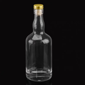 Bouteilles en verre personnalisées de 500ml 750ml liqueur bouchée vodka <span class=keywords><strong>gin</strong></span> rhum whisky tequila pour l'emballage du vin - Product Image 1