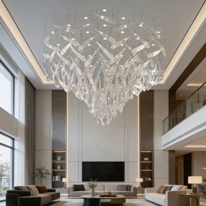 Lampadario a Candela Vintage di Lusso DUOMEIJU in Stile Nordico, a Forma di Albero Cromato, Grande Lampada a LED Personalizzata per Centri Commerciali e Hotel Moderni - Product Image 2