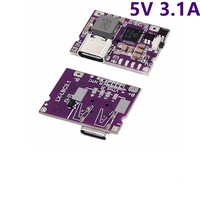 Mini Placa Base para Banco de Energía Tipo-C, Módulo Todo en Uno de Carga/Descarga de 3A, Voltaje Universal, Puede Cargar Teléfonos