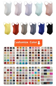 Body da Danza Classica Blu Senza Maniche, Leotard da <span class=keywords><strong>Ginnastica</strong></span> per Ballerine, Abbigliamento da Allenamento per Danza - Product Image 2