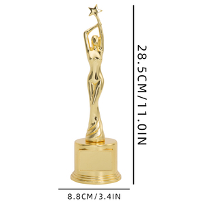 Trophée Métallique Prix Usine en Gros, Haute Qualité, Personnalisé, Statue de Femme, Trophée Vintage d'<span class=keywords><strong>Acteur</strong></span> <span class=keywords><strong>Célèbre</strong></span> - Product Image 5