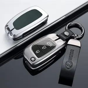 For Hyundai Latest Design Car Accessories Keychain Factory Customised Remote Key Shell Zinc Alloy Car Key Cover