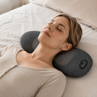 Nouveau design 2026 : Coussin de massage lombaire chauffant USB avec triple fusion de traction pour lit inclinable de centre de bien-être professionnel