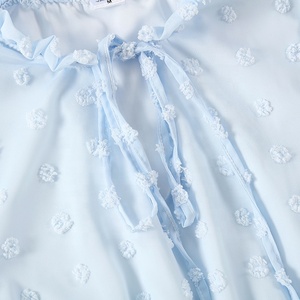 Vestido Largo de Gasa Transpirable con Bordado para Mamá e Hija, Primavera-Verano 2023, Venta al Por Mayor - Product Image 4
