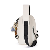 Sac à bandoulière urbain multi-compartiments, logo personnalisé, léger, imperméable, antivol, sac de poitrine pour l'extérieur