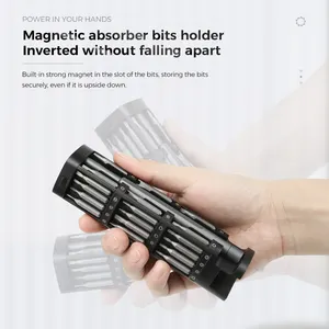 Набор мини-отверток UFTOOLS с 40 насадками и стальной ручкой для телефонов, камер, часов, игрушек и компьютеров - Product Image 5