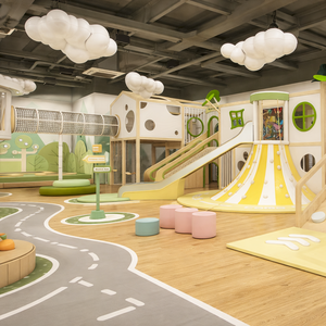 Attrezzature <span class=keywords><strong>per</strong></span> Parco Giochi al Coperto in Acciaio Resistente <span class=keywords><strong>per</strong></span> <span class=keywords><strong>Bambini</strong></span>, Strutture Morbide <span class=keywords><strong>per</strong></span> Centri Commerciali e Aree Familiari - Product Image 1