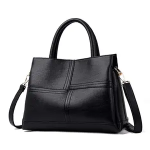 2023 new large capacity soft leather high quality handbag shoulder bag