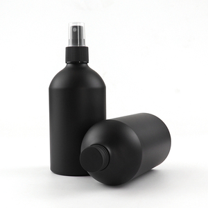 Groothandel Mat Zwart Aluminium Spuitfles 100Ml 250Ml 500Ml Capaciteit Pomp Sproeier Voor Shampoo Etherische Olie Parfum Lotion - Product Image 2