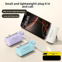 Batería Externa Portátil Ultrafina de 10000 mAh con Carga Súper Rápida PD22.5W, Pantalla LED, Entrada/Salida Tipo-C, Gran Venta