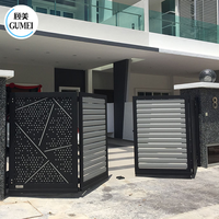 Treillis et portails de clôture pour maison Clôtures en aluminium de sécurité de luxe Décorez les grilles