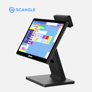 Factory OEM LOGO Scangle D6 15.6 pollici Dual Screen Desktop sistema <span class=keywords><strong>POS</strong></span> finestre e <span class=keywords><strong>Android</strong></span> Touch registratore di cassa - Product Image 2