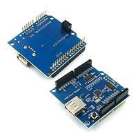 USB Host Shield תואם ל-Google ADK מתאים ללוחות/מודולים של MEGA ו-MAX3421