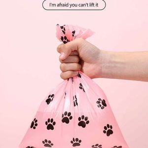 Sacs à déjections pour animaux de compagnie biodégradables écologiques de haute qualité, imprimés sur mesure, sacs à déchets jetables pour chats et chiens - Product Image 3
