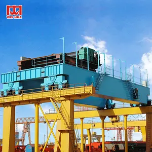 Workstation menggunakan double girder 50 ton 60 ton 70 ton 80 ton 100 ton overhead crane dengan troli