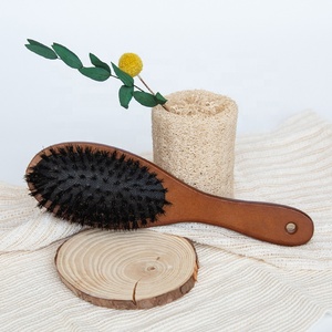<span class=keywords><strong>Cepillo</strong></span> desenredante antiestático para cabello rizado, <span class=keywords><strong>cepillo</strong></span> de masaje para cuero cabelludo, <span class=keywords><strong>cepillo</strong></span> de <span class=keywords><strong>pelo</strong></span> de <span class=keywords><strong>cerdas</strong></span> de jabalí Natural de madera para cabello <span class=keywords><strong>fino</strong></span> - Product Image 5
