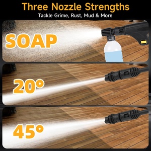 Idropulitrice Portatile 220V con Tubo di Uscita da 10M e Flusso Minimo di 7L per Lavaggio Auto e Pulizia Bottiglie - Product Image 5