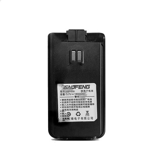 Baofeng Walkie Talkie genggam HM-650, pemancar jarak jauh nirkabel pemrograman PC waktu siaga panjang profesional hitam - Product Image 5