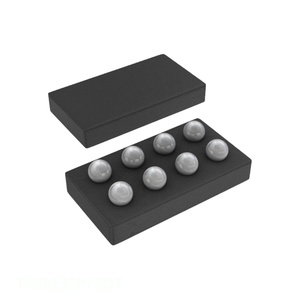 ชิปอิเล็กทรอนิกส์ คอมโพเนนต์การจัดการพลังงาน (PMIC) 8 UFBGA, DSBGA TPS62320YZDT ช่องทางผู้ผลิต - Product Image 1