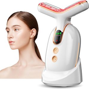 Dispositivo de Belleza Facial con Microcorriente SHOmfrs, 3 Modos, Terapia de Luz Roja para Rostro y Cuello, Herramienta de Masaje Facial Multifuncional - Product Image 1