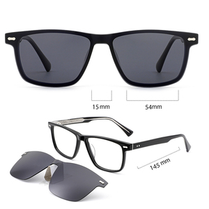 <span class=keywords><strong>Clip</strong></span> de alta calidad de fábrica en gafas de sol polarizadas magnéticas <span class=keywords><strong>Clip</strong></span> de moda en gafas de sol Marco de acetato <span class=keywords><strong>con</strong></span> <span class=keywords><strong>Clip</strong></span> de Metal en - Product Image 2