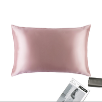 Taie d'oreiller personnalisée 100% soie de mûrier, taie d'oreiller de luxe super douce en soie, broderie personnalisée, couleur personnalisée
