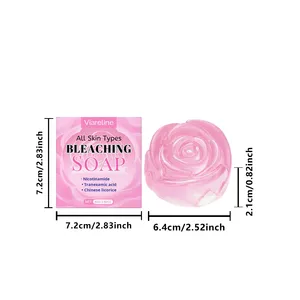 Savon nettoyant à l'huile essentielle de rose, doux, confortable, soyeux et rafraîchissant, savon quotidien pour le corps et la peau. - Product Image 5