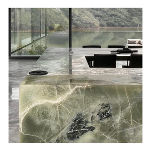 New <span class=keywords><strong>Quarry</strong></span> tùy chỉnh cetina màu xanh lá cây đá cẩm thạch bảng slab tường nền trang trí màu xanh lá cây Onyx cứng đá cẩm thạch truy cập hàng đầu - Product Image 1