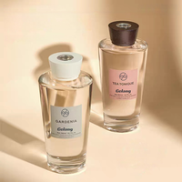 Offre Spéciale vide diffuseur bouteilles luxe minimaliste rond roseau verre diffuseur bouteille clair 500ML maison diffuseurs bouteille