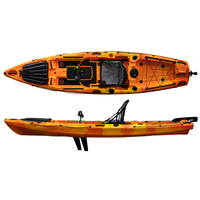 Pédale De pêche simple Kayak De Mer, vente en gros, siège unique en plastique canoë Kayak Kajak pédale Kayakdrove, 12.5