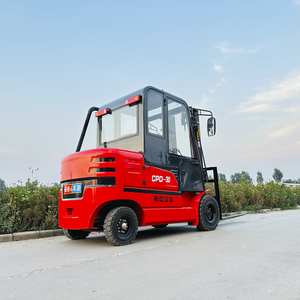 कैब इलेक्ट्रिक फोर्कलिफ्ट के साथ लक्जरी छोटे इलेक्ट्रिक फोर्कलिफ्ट 4x4x4 लिफ्टिंग ट्रक की कीमत - Product Image 3