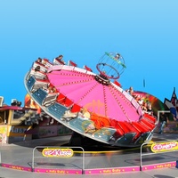 Manèges de parc d'attractions de haute qualité, Manèges Crazy Dance, Manèges Flying Dance rotatifs à 360 degrés à vendre