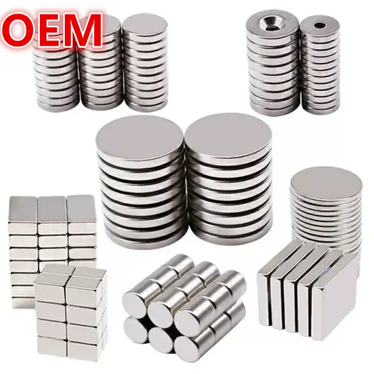 Murah Kecil N35 N52 Piringan Magnet Batang Neodymium Ndfeb Magnet Batang Bahan Magnetik Bumi Langka Silinder untuk Dijual