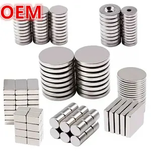 Günstige kleine n35 n52 Magnet Bar Disc Neodym Ndfeb Magnets tab Magnetische Materialien Seltenerd magnete Zylinder Zum Verkauf