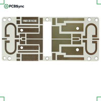 PCBSync Rogers RT/duroid 6002 1.0mm 2oz Or dur 6 couches Carte de communication aérospatiale