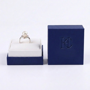 Fournisseur de boîtes à bagues personnalisées avec logo, service OEM, étui à bijoux personnalisé, emballage cadeau rigide en deux parties pour la vente en gros - Product Image 6