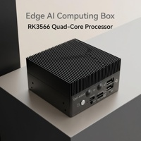 Mini PC Rockchip RK3566 Edge PC Compatible con Módulo AI M.2 DEEPX DX-M1 25T con Comunicación 4G LTE WiFi Ubuntu24.04 Linux RK3566