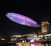 Dirigeable géant personnalisé Drone hybride dirigeable extérieur RC Zeppelin pour la publicité gonflables télécommande volant Zeppelin