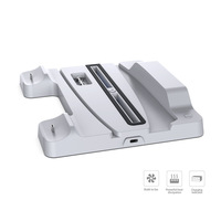 Dissipation thermique puissante compatible avec les deux supports de charge de refroidissement multifonctionnels de console avec lumière LED pour Ps5
