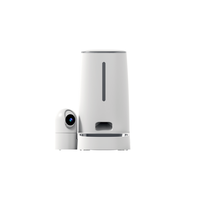 Distributeur automatique intelligent pour animaux de compagnie NAPILO avec caméra HD 2MP inclinable et orientable, surveillance en temps réel via application