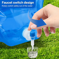 Sac à eau pliable portable de 1L 5L personnalisé imprimé de qualité alimentaire de 4 ou 5 litres, sac de conditionnement de liquides alimentaires et de boissons avec bec verseur