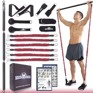 Barra de <span class=keywords><strong>Pilates</strong></span> Portátil Yiwu con Bandas de Resistencia, Equipo de Gimnasio para Entrenamiento en Casa para <span class=keywords><strong>Hombres</strong></span>, para <span class=keywords><strong>Reformer</strong></span> de <span class=keywords><strong>Pilates</strong></span> - Product Image 1