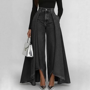 <span class=keywords><strong>Jeans</strong></span> da Donna a <span class=keywords><strong>Vita</strong></span> <span class=keywords><strong>Alta</strong></span>, Gamba Dritta, Stile Francese, Nuova Collezione Autunno 2026 - Vendita all'Ingrosso per Boutique - Product Image 2