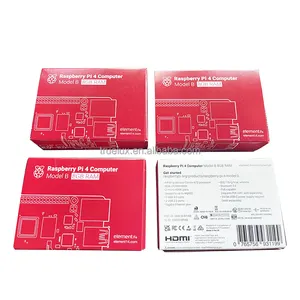 Raspberry Pi 4B 1G 2G 4G 8G Kit de carte de développement 1.5GHz 4 cœurs Original Raspberry Pi 4 modèle B 8GB 4GB 2GB 1GB SDRAM En stock